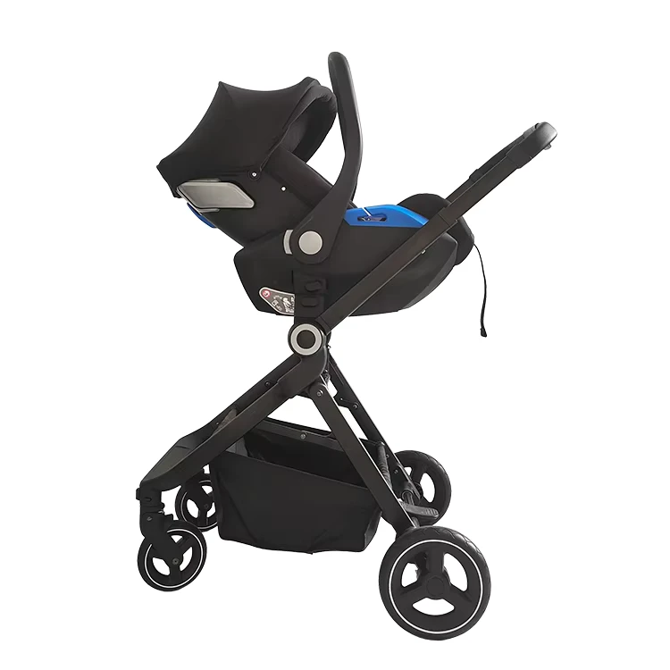 Lightweight Aluminum 3 in 1 Car Seat Stroller Manufacturer's Folding Baby Gear