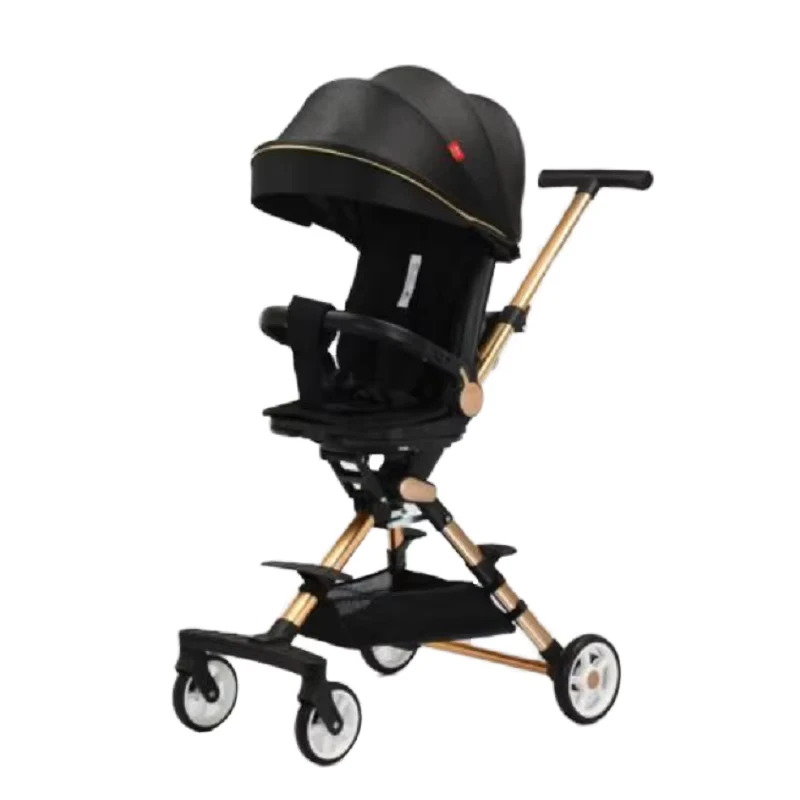 Lightweight Aluminum Compact Baby Stroller with 20KG Load Capacity Folding Portable for Travel for 6 Months-3 Years