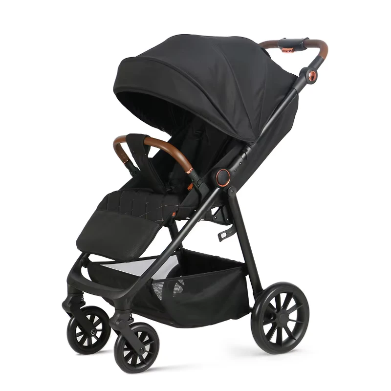 Lightweight Baby Stroller Quick Folding with Adjustable Handle Height Baby Pushchair