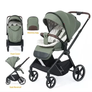 Lightweight Baby Stroller for 0-3-Year-Olds with Foldable Design and 15kg Capacity