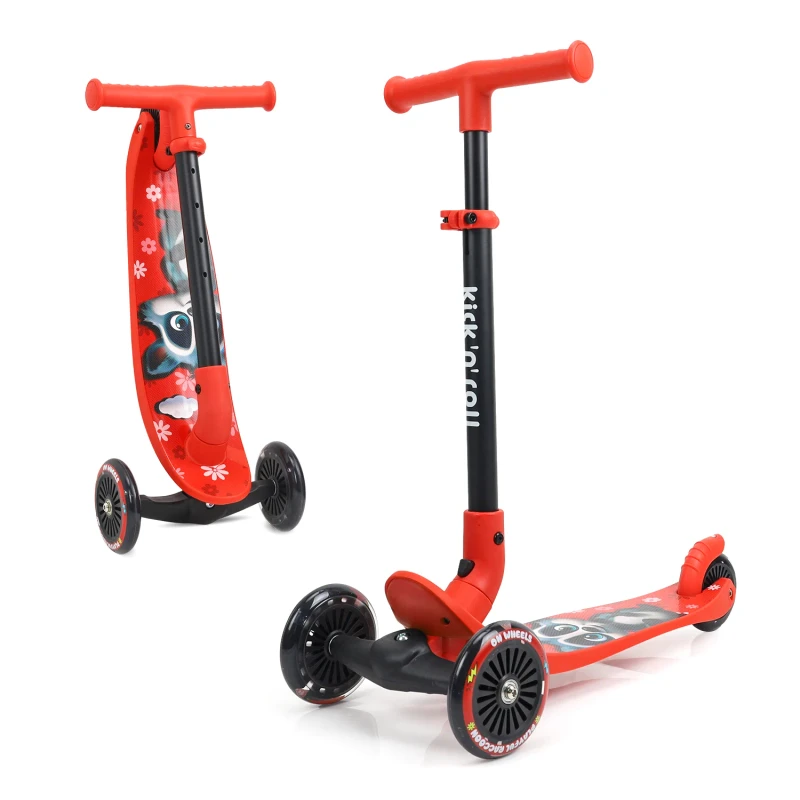 Lightweight Children Scooter Foldable Kids Scooter with Flashing Wheels