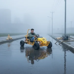 Lightweight EEC EPA Certified Electric Go Kart Frame 4WD Offroad for Kids with 50-70km Range and 50Km/h Speed