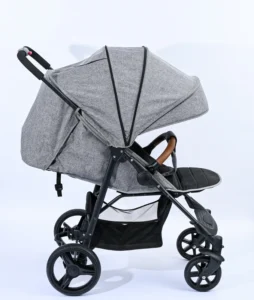 Lightweight Foldable Baby Stroller with Simple Handle Silent Children’s Gear for Sitting Travel Push Baby Carrier Kids