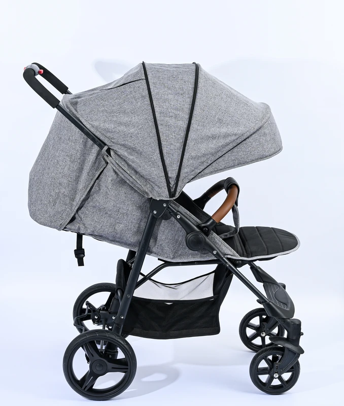 Lightweight Foldable Baby Stroller with Simple Handle Silent Children's Gear for Sitting Travel Push Baby Carrier Kids