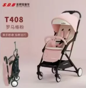 Lightweight Foldable Baby Stroller with Trolley Pocket Stroller