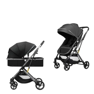 Lightweight Foldable Metal Baby Stroller with 15kg Load Capacity for Newborn to 0-3 Years Old Model 739C