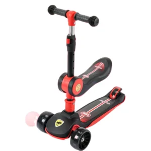 Lightweight Folding 3 Flash Wheel Kids Scooter Height Adjustable for 2-8 Years Adjustable Kick Scooter