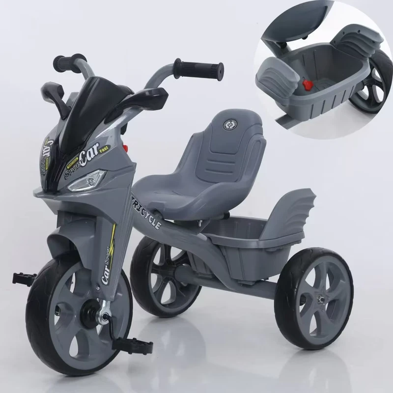 Lightweight Frame Kids Plastic School 3 Wheel Tricycle Baby Walker Pedal Tricycle Kids 1 3 Years