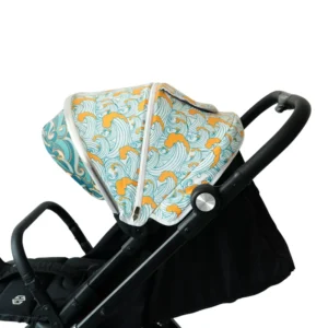Lightweight Outdoor Baby Stroller with Aluminium Alloy Frame and Cotton Fabric for Daily Convenience