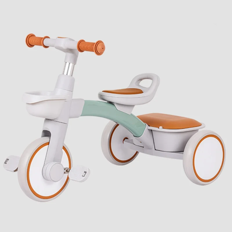 Lightweight Plastic 3 Wheel Ride On Baby Tricycle for 2 to 4 Years Old Kids Toys