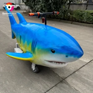 Long Real Walking Motorized Shark Ride on Car Toy for Kid Riding Animal Riding Machine