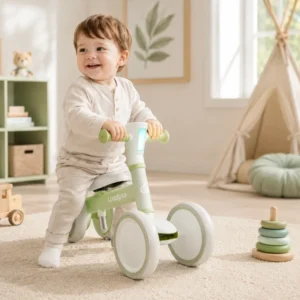 Luddy 2302 4 in 1 Kids Tricycle Baby Balance Bike Toddler Push Trike with Parent Handle & EVA Wheels for 1.5-5 Years