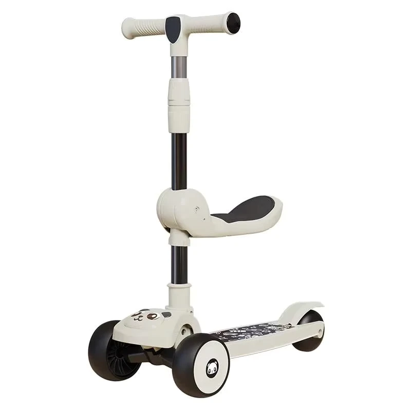 Luggage Scooter Kids PU LED Wheel Kick Toy Scooter Baby Adjustable Children Foot Scooter or 2 to 12 Year Kids