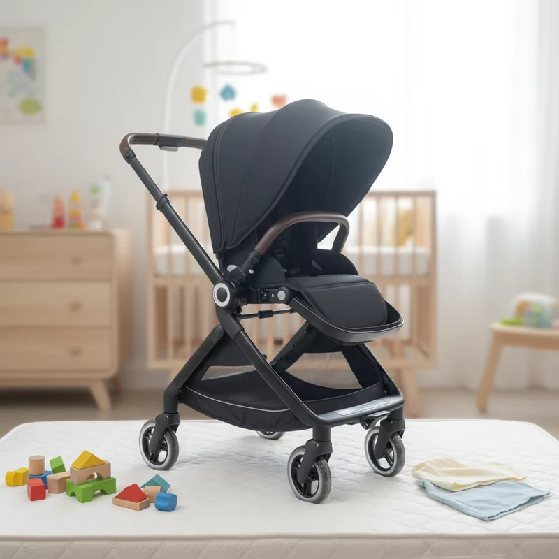 Luxury 3 1 Baby Stroller 2 1 Pram Poussette Carriage Kinderwagen Foldable Travel Systems BP168-2 Aluminum Alloy