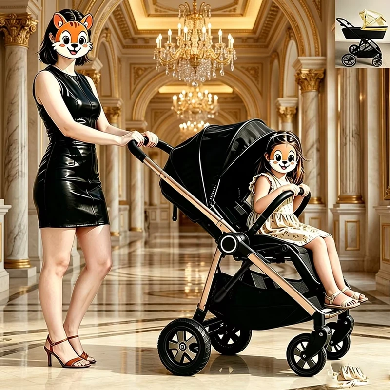 Luxury 3 in 1 Baby Stroller Multifunctional Light Weight Baby Stroller 3 in 1 Rocker Outdoor Customized Baby Stroller