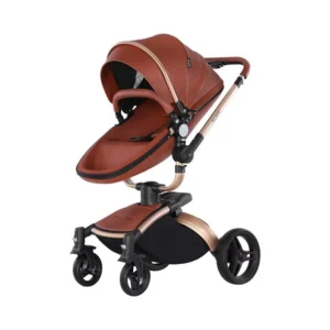 Luxury 3 in 1 Baby Stroller with Car Seat High Landscape Baby Carriage Aluminum Alloy Frame Newborn Pram Reversible Seat