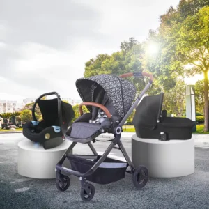 Luxury Classic Baby Stroller with Adjustable Height Car Seat Premium Stroller for Babies