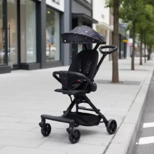 Luxury Custom Stroller Baby Carrier Foldable Baby Pram Lightweight Travel Buggy 3 in 1 Baby Stroller for Sitting