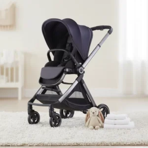 Luxury High End Foldable Lightweight 4 Wheel Aluminum Frame Travel System Baby Stroller Advanced Safety Features BP618