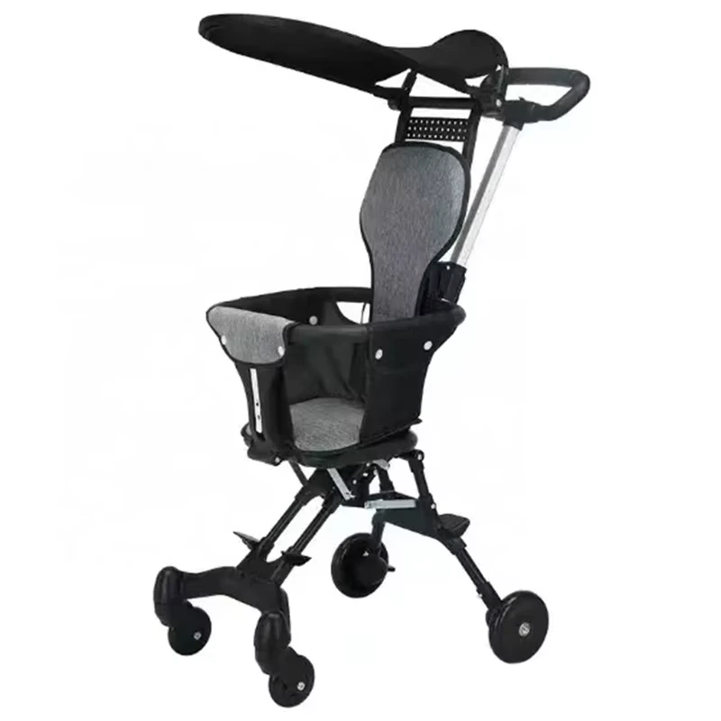 Luxury High View Baby Stroller Comfortable Baby Stroller foldable and Portable Baby Stroller with 4 Wheels Portable