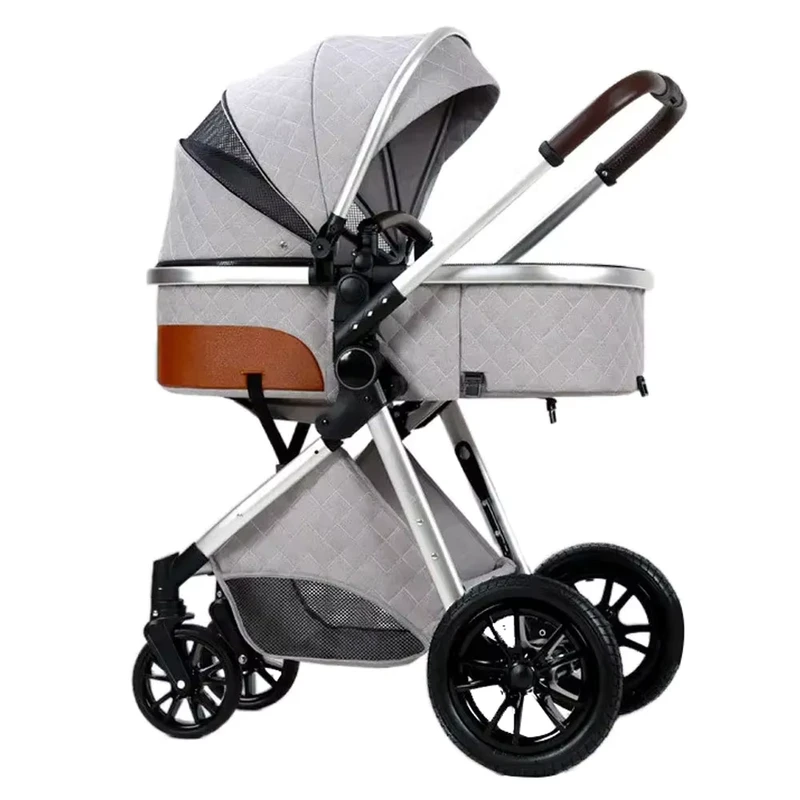 Luxury Light Weight Stroller and Car Seat Combo Baby Strollers V9 Carriers Car Cart Buggies Folding Trolley Stroller Baby 3 in 1