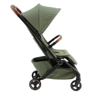 Luxury Lightweight Aluminum Alloy Frame 3 Fold Baby Stroller with Fabric Portable Design for Airplane Travel