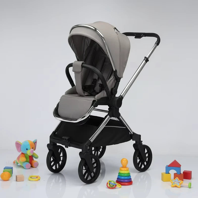 Luxury Strollers for Baby Buggy Easy Folding Baby Carriage Portable Travel Lightweight Pram 3 in 1 Stroller for Baby