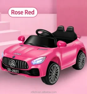 Luxury Style Kids Ride on Car 6V4.5Ah Battery Operated Racing Car Toy for Boys and Girls Gift