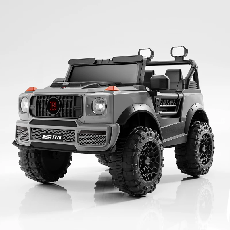 M6 12V Battery-Powered 4-Wheel Plastic Ride-On Electric Car for Unisex 8-13 Years with Music 380