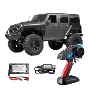 MN222 1 10 Full Scale Racing Car 2.4g 4WD Climbing Remote Control Toys with LED Light Model Kids Gift