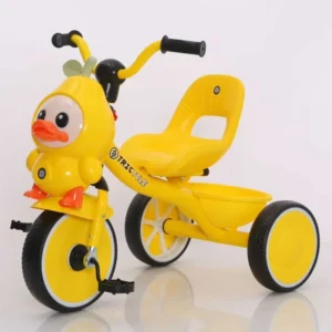 Made in China Cute Children’s 3 Wheel Baby Tricycle Push Able Rideable 3 in 1 Multifunctional Music Light Scooter 2 to 4 Years