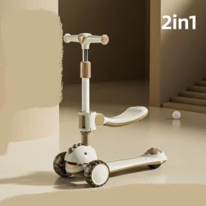 Manual Kids Scooter for Ages 1-6 Boys and Girls Stable Children Scooter