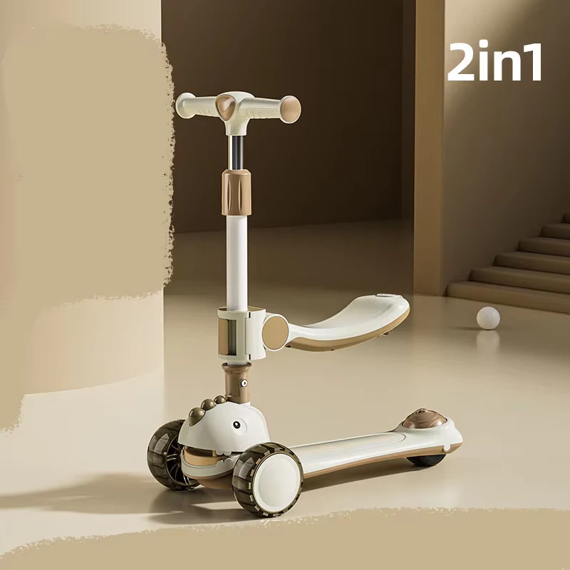 Manual Kids Scooter for Ages 1-6 Boys and Girls Stable Children Scooter