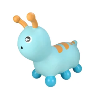 Manufactory china ride on caterpillar toy inflatable animal bouncer for kids jumping play gym outdoor