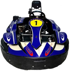 Manufacturer Chassis Go Kids Pedal Spare Parts TS6 Rental Kart with GX270CC Black Outdoor Indoor Use