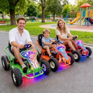 Manufacturer Direct Commercial Go Kart Parent child Seat Off Road Big Wheel Bumper Car Amusement Facility with CE Certificate