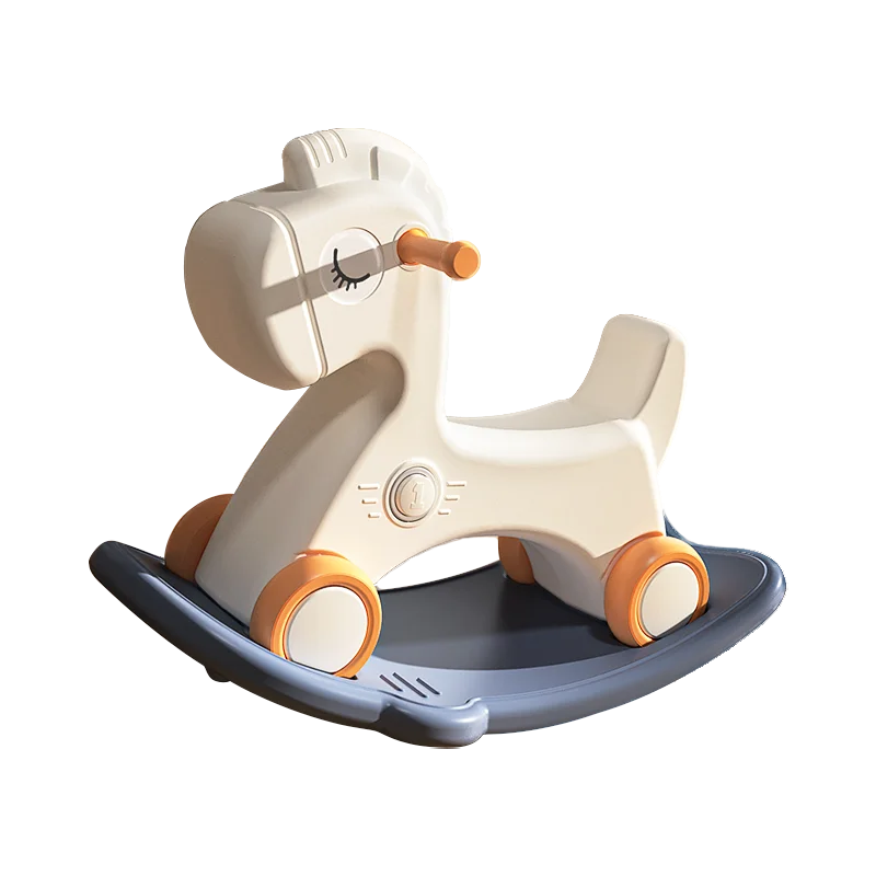 Manufacturer Plastic Rocking Horse Animal Toys Walker Ride on Eco Friendly Children Educational Toys Gifts