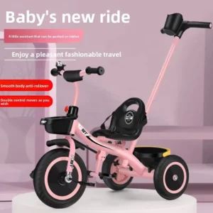 Manufacturer’s One Piece Kids Pedal Tricycle Push Bike for 1-3-6 Years Old Plastic Material