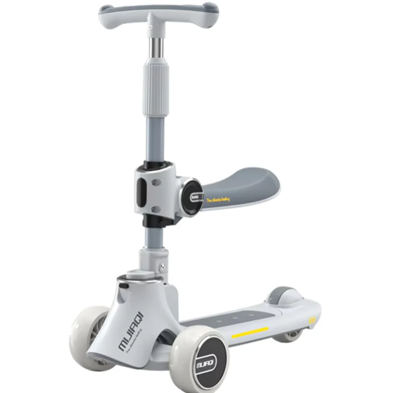 Manufacturer's Scooter for Children Aged 1 3 12 Years Three in One for Boys and Girls Baby Can Sit and Ride Princess Style Scooter