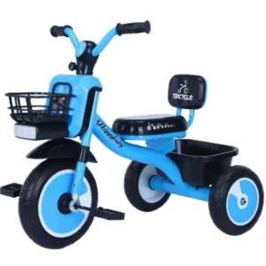 Manufacturers Supply Foreign Trade Plastic Children’s Tricycle for 2 to 4 Years with Music and Pedal Bicycle Features