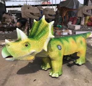 Mechanical Animal Ride Electric Ride on Animated Dinosaur Mechanical Animals Coin Operated Ride on