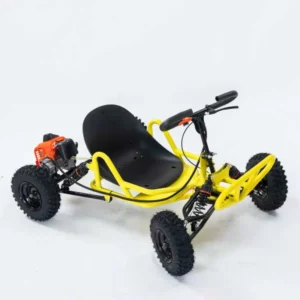 Mini Crazy Racing Drift Go Karts for Adults Teens 2 Stroke 63.3 CC Fuel Engine 35km/h Air-Cooled Buggy Car Outdoor Ride