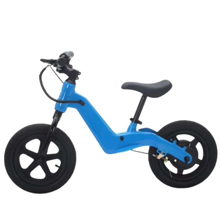 Mini Electric Balance Bike for Kids 12 16 Inch 24v 2.5ah No Pedal Ride Single Speed Aluminum Fork for 3 8 Year Olds
