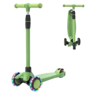 Mini Electric Kids Scooter with Seat Foldable 3 Wheel Tricycle for 6 8 Year Old on Sale