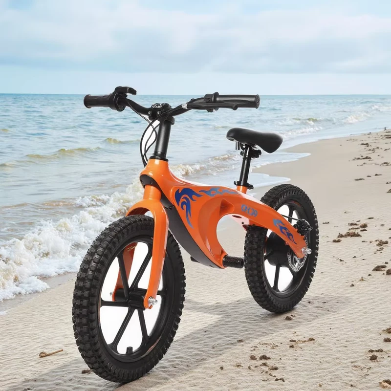 Mini Kids Cross Electric Balance Bike with 250W 24V 5.2AH 16" Style Disc Brake Ordinary Pedal E Bike