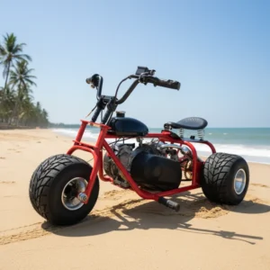 Mini Motorcycle 7.5 hp Four Stroke Gas Powered Three Wheel Motorcycle Adult Off Road Drift Three Wheel Go Kart