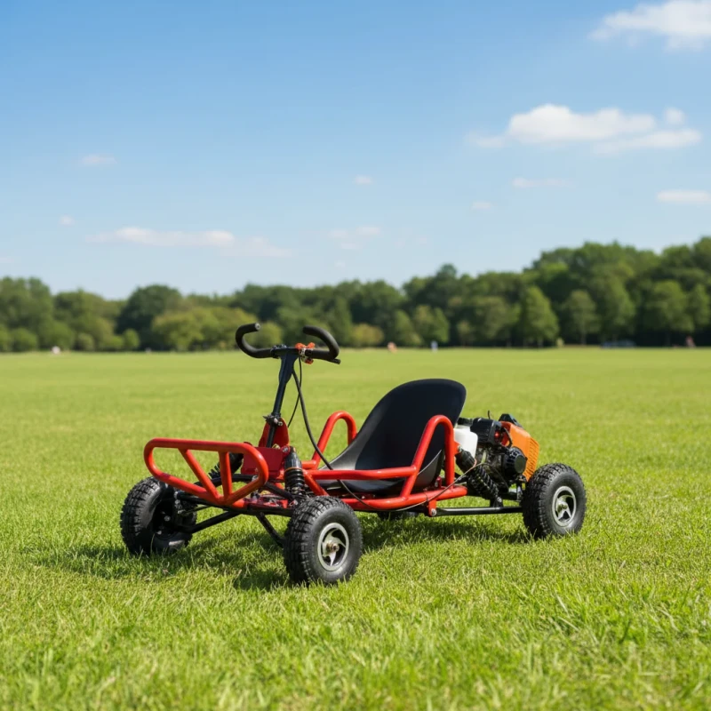Mini Off Road 4 Wheeler Small Tire Go Kart with Shock Absorber for Adults