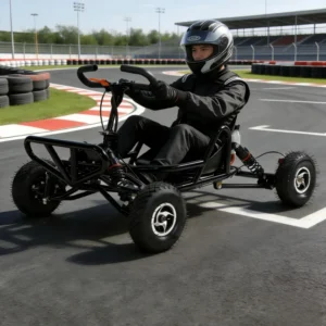 Mini Off-Road Go Kart Small Wheel 4-Wheel Buggy with Shock Absorber Outdoor Racing Karts