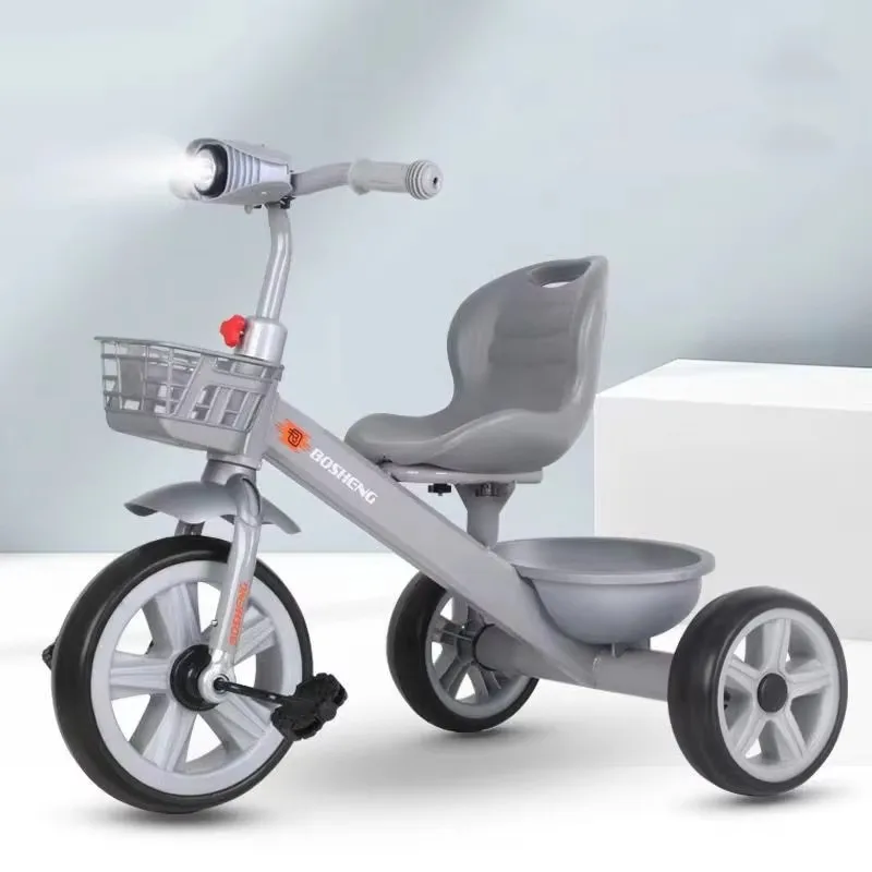 Mini Plastic 3 Wheel Baby Tricycle 2-6 Years Old Kids' Music & Battery Powered Sg-003