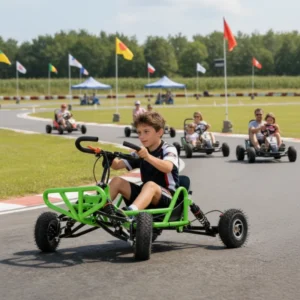 Mini Steel Frame Off Road Go Kart Full Independent Suspension Small Knobby Tires Adult Outdoor Racing Dune Buggy